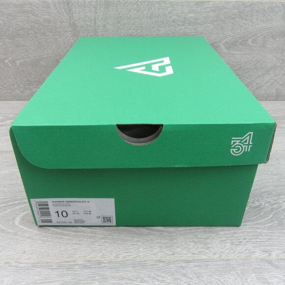 Nike Giannis Immortality 3 White Basketball Shoes Men's Size 10 NEW - Picture 14 of 15